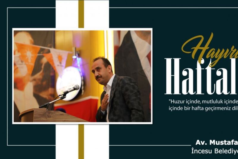 Yeni haftanın sağlık, huzur ve bereket getirmesini temenni ediyor, hayırlı haftalar diliyorum.