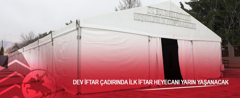 Bolu Belediyesi İftar Çadırı Boluluları bekliyor