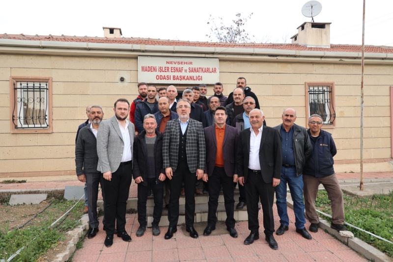 Başkan Savran, Madeni İşler Esnaf Ve Sanatkarlar Odasını Ziyaret Etti