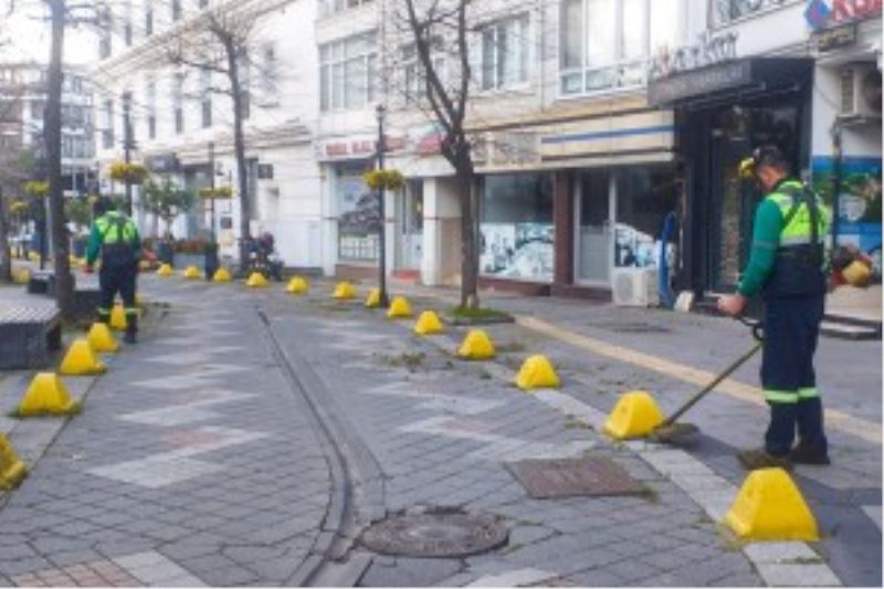 YABANİ OTLA MÜCADELE DEVAM EDİYOR