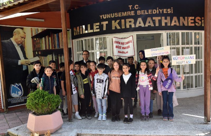 MİLLET KIRAATHANESİ KÜTÜPHANELER HAFTASINDA ÖĞRENCİLERİ AĞIRLIYOR