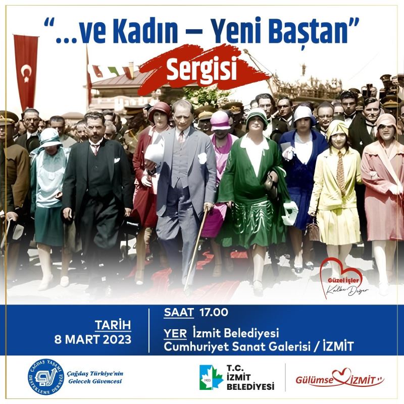 VE KADIN – YENİ BAŞTAN SERGİSİ 8 MART’TA SANAT GALERİSİ’NDE İZMİTLİLERLE BULUŞACAK