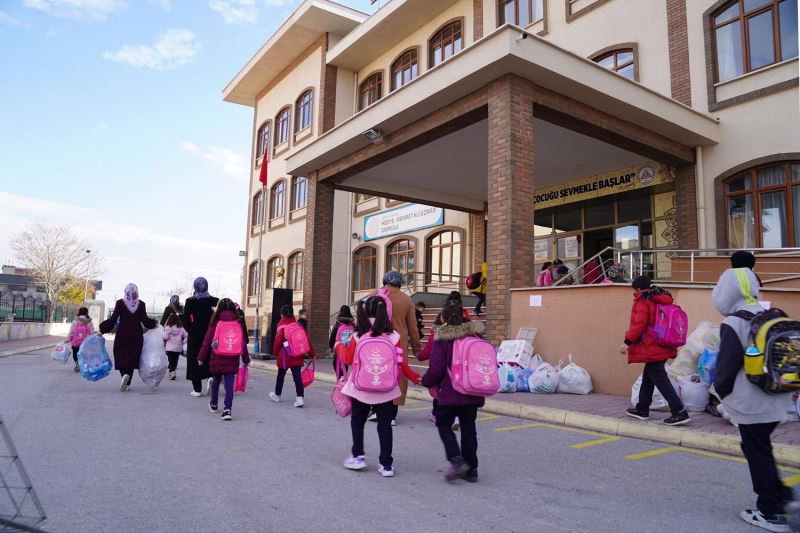 “İLKOKULLAR ARASI 1 ATIK ÇOK ŞEYİ DEĞİŞTİRİR 2” ATIK TOPLAMA YARIŞMASI TAMAMLANDI