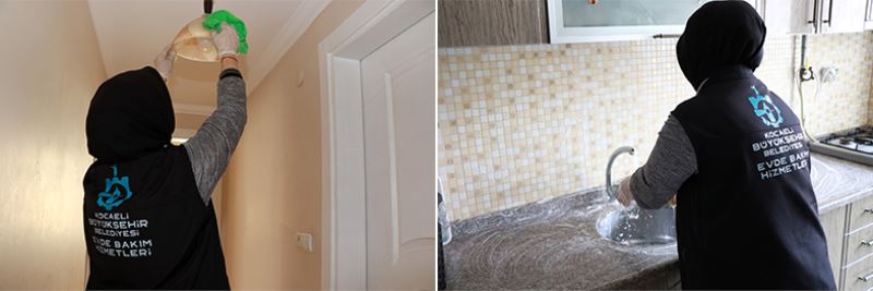 Büyükşehir Evde Bakımdan bayram temizliği