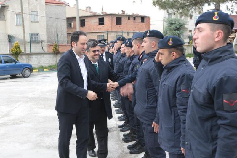 Emniyet Müdürlüğü ve Jandarma Komutanlığına Bayram Ziyareti