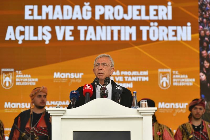 ANKARA BÜYÜKŞEHİR BELEDİYESİNDEN ELMADAĞ’A 500 MİLYON LİRALIK DEV YATIRIM