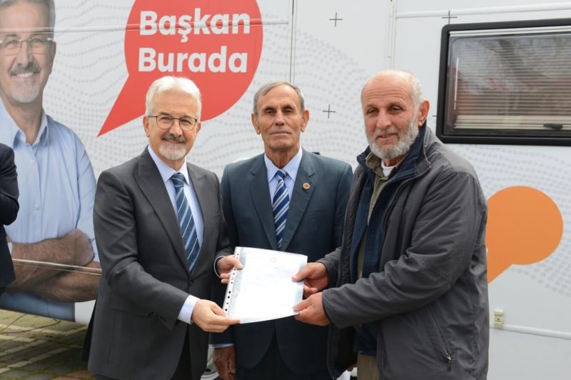 Yaylacık’ta tapu heyecanı