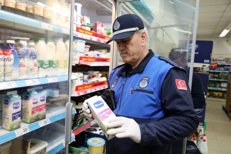 ZABITA EKİPLERİ ZİNCİR MARKETLERİ MERCEK ALTINA ALDI