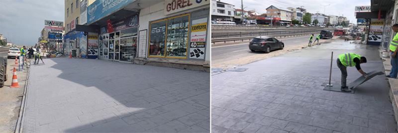 Körfez Caddelerinde hummalı çalışma