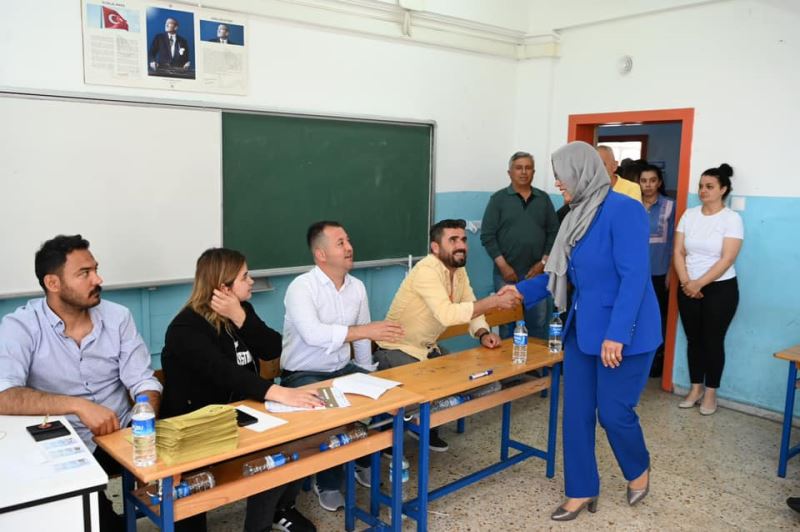 Seçim Sandıklarımızı Ziyaret Ederek Görevli Arkadaşlarımıza Kolaylık Diledik