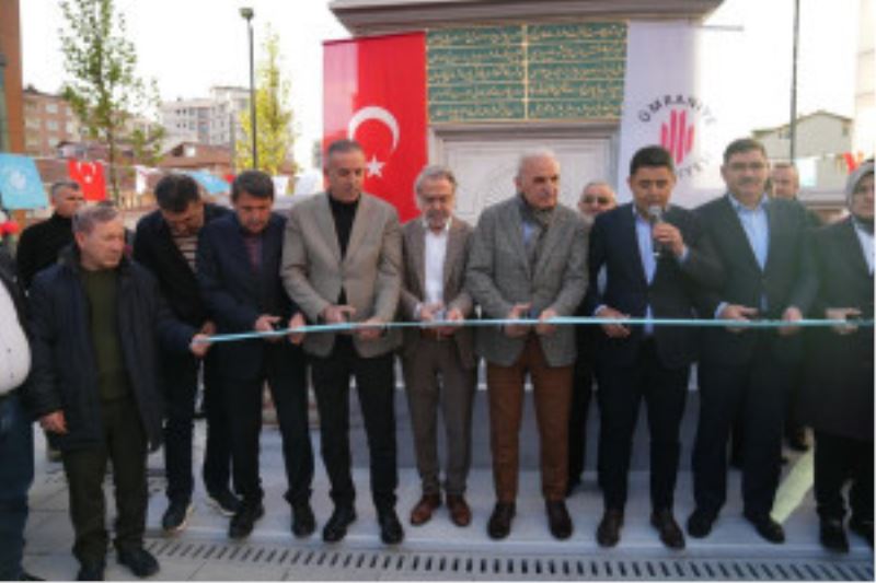 TARİHİ ADİLE SULTAN ÇEŞMESİ İHYA EDİLEREK HİZMETE AÇILDI