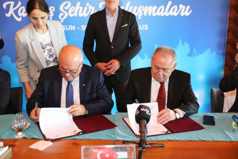 Samsun ile Nablus ‘kardeş şehir’ oldu