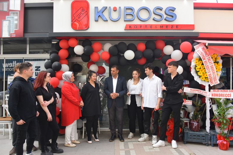 BELEDİYE BAŞKAN YARDIMCISI ALİ ŞAHİNOĞLU İŞ YERİ AÇILIŞINA KATILDI