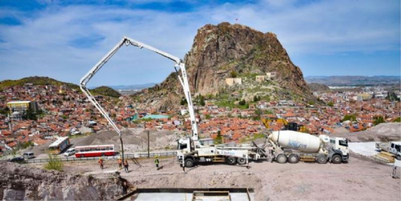 DEV PROJE TELEFERİK TESİSİNİN TEMELİ ATILDI