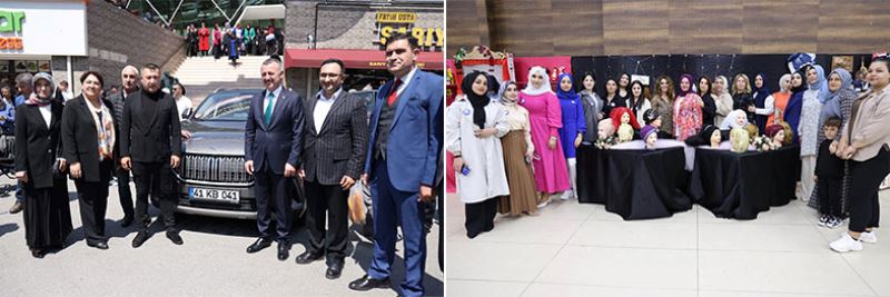 Çayırova sergisine sürpriz ziyaretçi