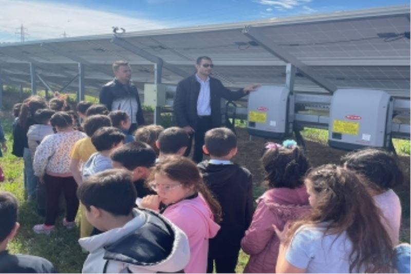 ÖĞRENCİLERDEN ÇEVRECİ SANTRALE ZİYARET