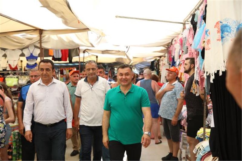 TÜRKLER PAZAR YERİ DUALARLA HİZMETE AÇILDI