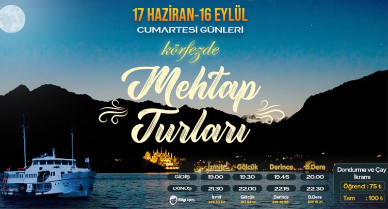 Körfez’de Mehtap ve Büyük Ada turları başlıyor