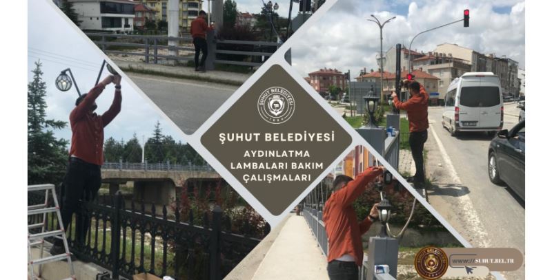İlçemizde Aydınlatma Lambalarının Bakımları Gerçeleştiriliyor.
