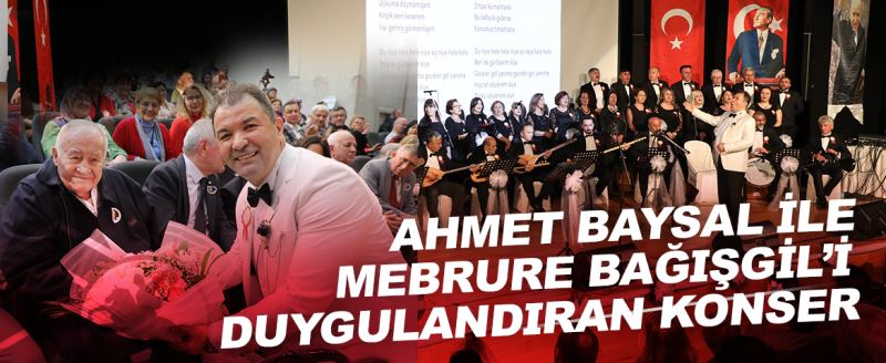 Ahmet Baysal ile Mebrure Bağışgil’i duygulandıran konse