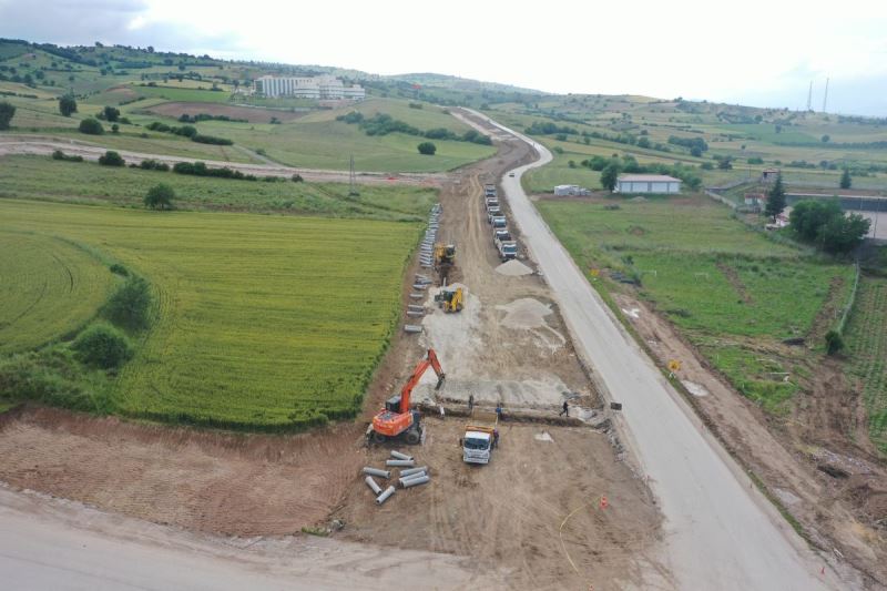 Hastane Duble Yol Projemiz Hummalı Şekilde Devam Ediyor.