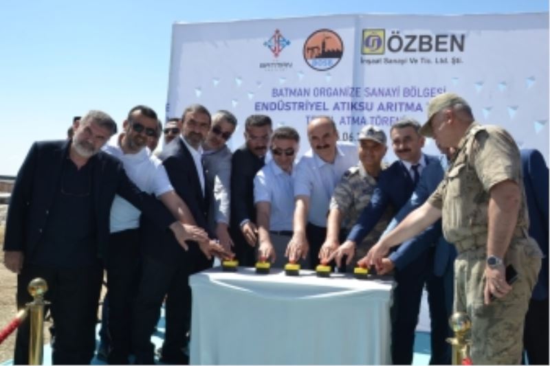 ENDÜSTRİYEL ATIK ARITMA TESİSİ’NİN TEMELİ ATILDI