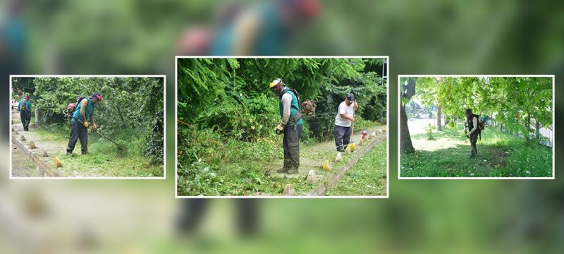 TEMİZ VE BAKIMLI BİR ÇEVRE İÇİN ÇALIŞIYORUZ