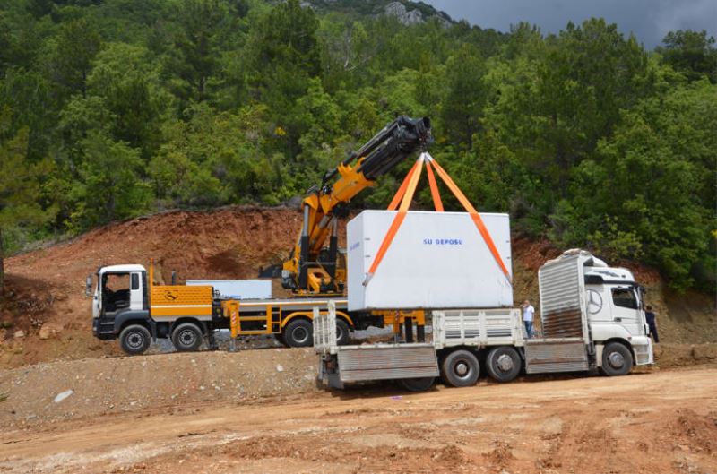 Büyükşehir Belediyesi Akçatı’nın su sorununu çözüyor