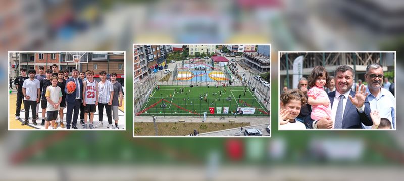 GİRESUN’UN NİTELİKLİ SOSYAL VE SPOR ALANLARI SEMT SAHALARI İLE GENİŞLİYOR