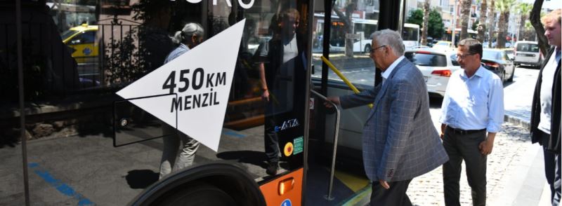 Başkan Gökhan Elektrikli Otobüs Test Sürüşüne Katıldı