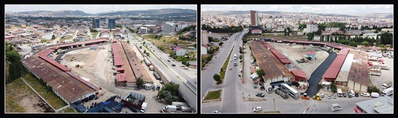 TOPTANCILAR SEBZE HALİ’NİN ASFALTI YENİLENDİ…