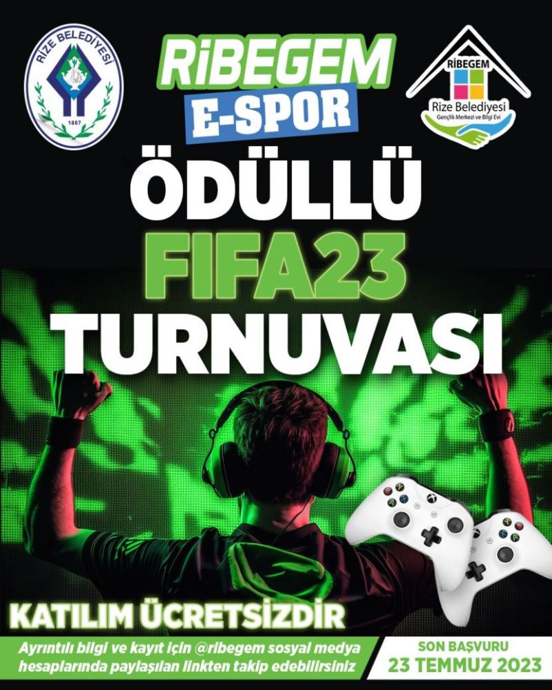 RİZE’DE FİFA TURNUVASI DÜZENLENECEK