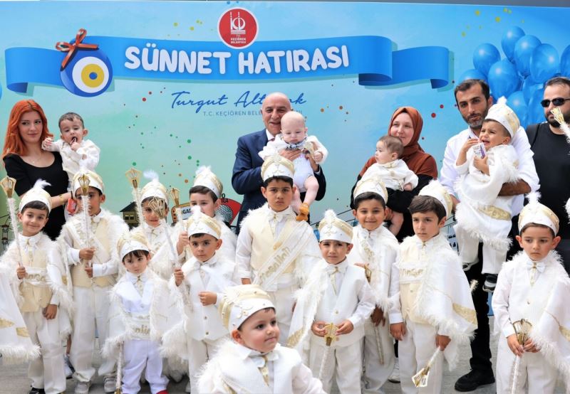 Başkan Altınok sünnet çocuklarıyla buluştu