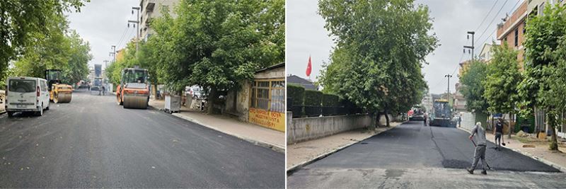 Çayırova Yavuz Sultan Selim Caddesi asfaltlandı