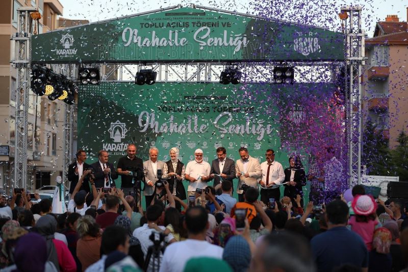 ŞEHİT MUSTAFA KOÇOĞLU PARKI, KARATAY TRAFİK EĞİTİM PARKI VE KAFE KARATAY AÇILDI