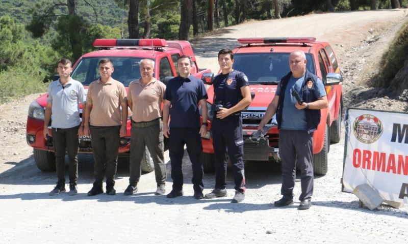 Büyükşehir itfaiye termal kamerayla ormanları gözetliyor