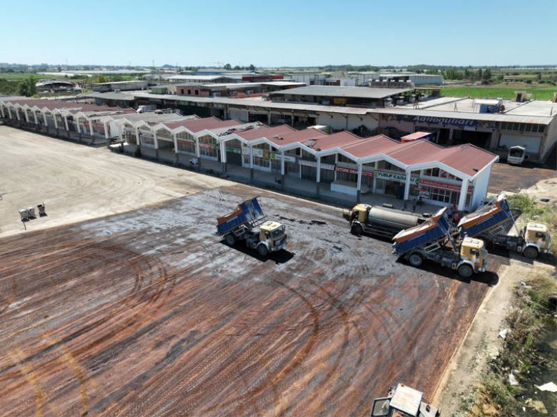 Serik Çandır Toptancı Hali baştan sona yenilendi