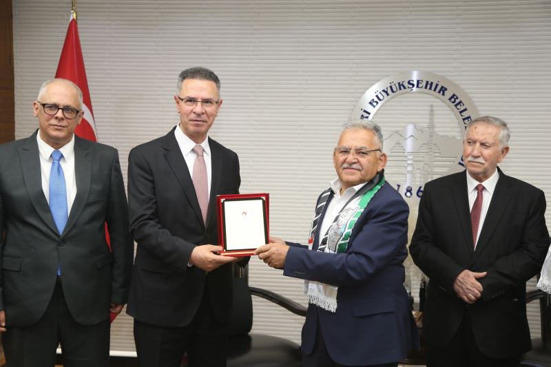 Filistin Büyükelçisi’nden Başkan Büyükkılıç’a Ziyaret