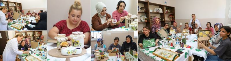 DEKORATİF AHŞAP BOYAMA KURSU YOĞUN İLGİ GÖRÜYOR