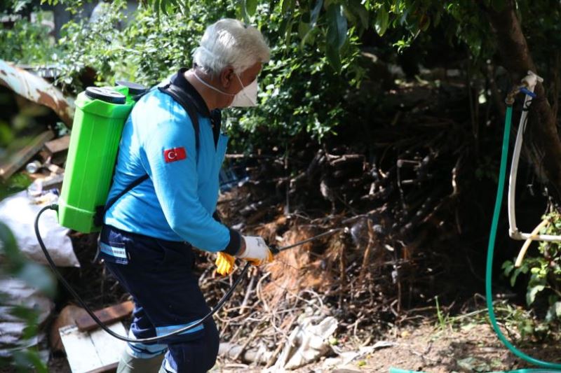 Merkezefendi’de Tüm Mahalleler İlaçlanıyor