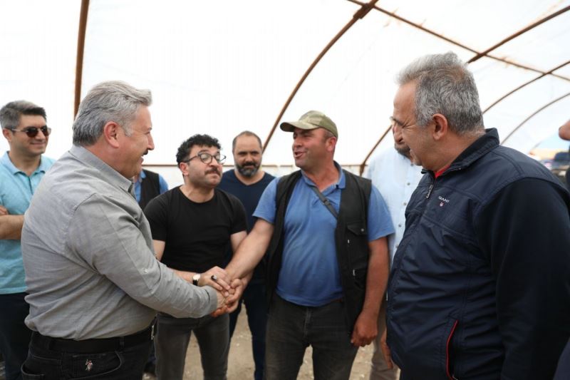 BAŞKAN PALANCIOĞLU, KURBAN PAZARINI İNCELEDİ, BÜYÜKBAŞ PAZARLIĞI YAPTI