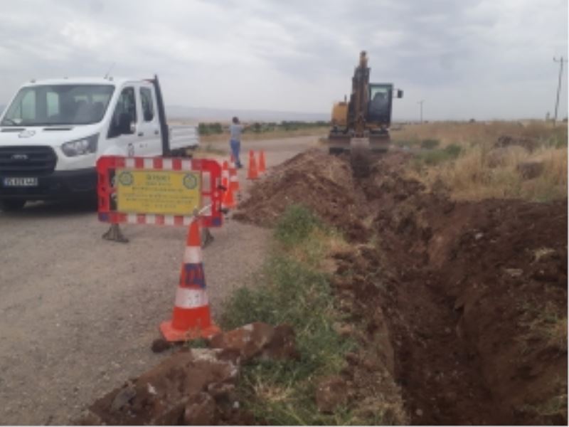 Bağlar’daki 88 Evler Afet Konutlarında içme suyu çalışmaları başladı