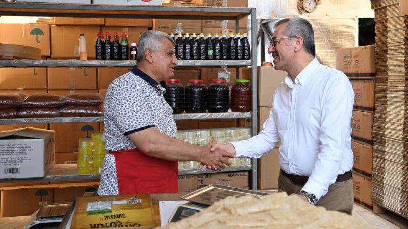 Başkan Güngör, Toptancı Gıda Esnafını Ziyaret Etti