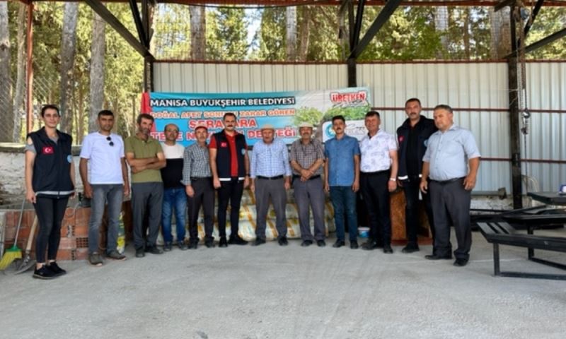 Büyükşehir’den Seraları Zarar Gören Üreticilere Destek