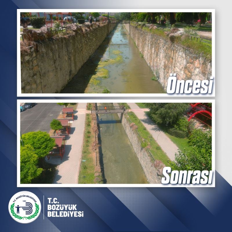 KANAL TEMİZLENEREK KÖTÜ KOKU VE PİS GÖRÜNÜMÜNDEN KURTARILIYOR