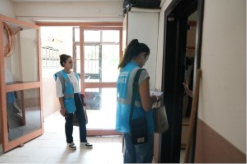 YALOVA BELEDİYESİ HANELERİ TEK TEK ZİYARET EDİYOR