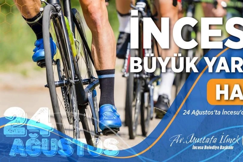 İncesu İlçemizde 30 ülkeden 110 sporcunun katılımıyla gerçekleşecek Anatolia Bisiklet Şampiyonasına tüm halkımızı bekliyoruz.