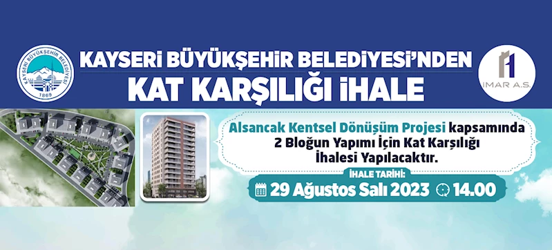 Büyükşehir’den İhale