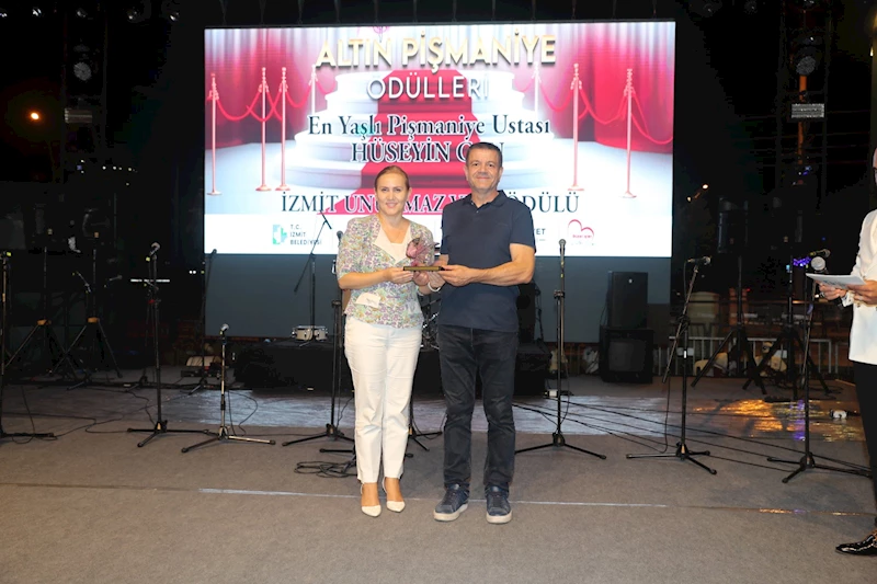 ALTIN PİŞMANİYE VEFA ÖDÜLÜNÜ EN YAŞLI PİŞMANİYE USTASI HÜSEYİN CAN ALDI