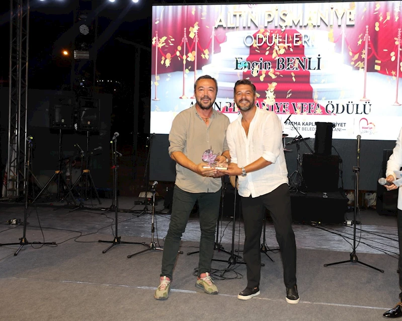 ALTIN PİŞMANİYE VEFA ÖDÜLÜ SAHİBİ ENGİN BENLİ:  İZMİT’TE YAŞAMAKTAN ONUR DUYUYORUM